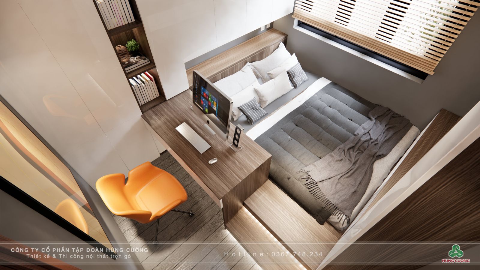 Thiết kế thi công nội thất Hùng Cường