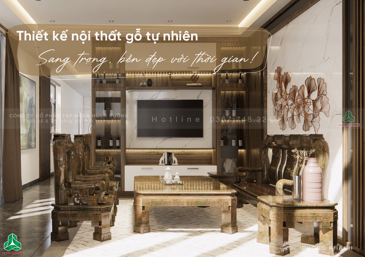 thiết kế thi công nội thất Hùng Cường