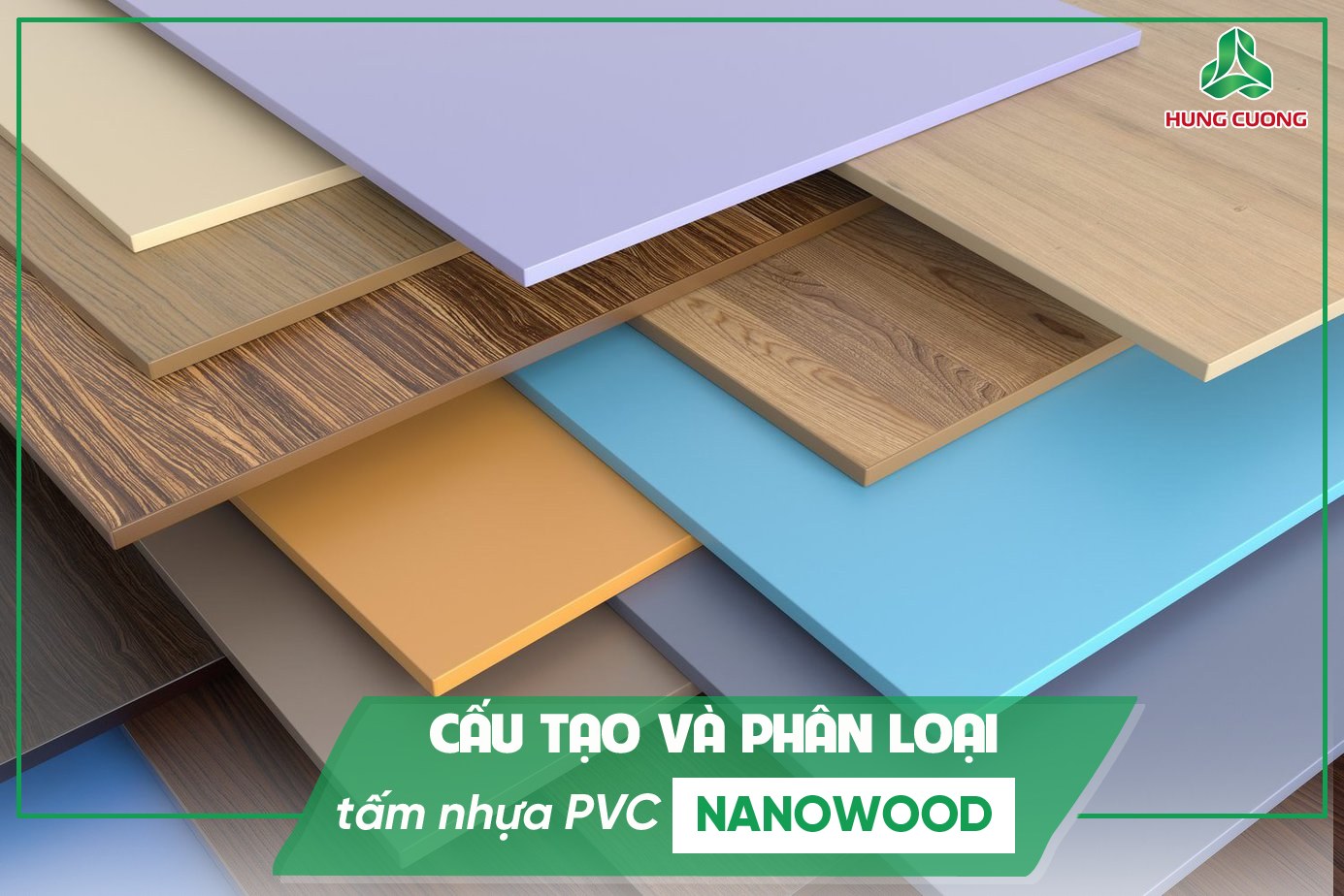 Phân loại tấm ván nhựa PVC - Cấu tạo của tấm ván nhựa Nanowood