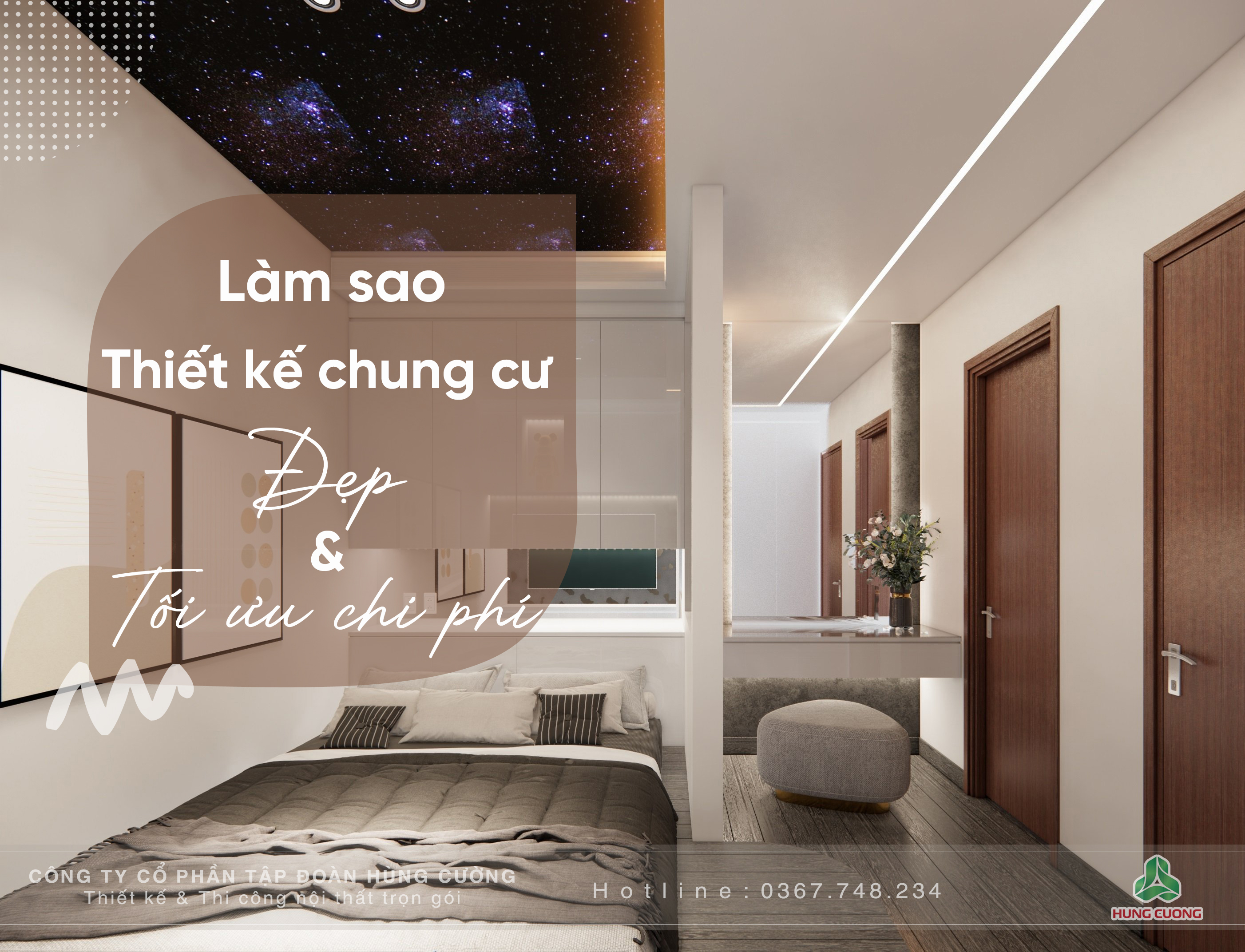 Làm sao để thiết kế nội thất chung cư vừa đẹp lại tối ưu chi phí