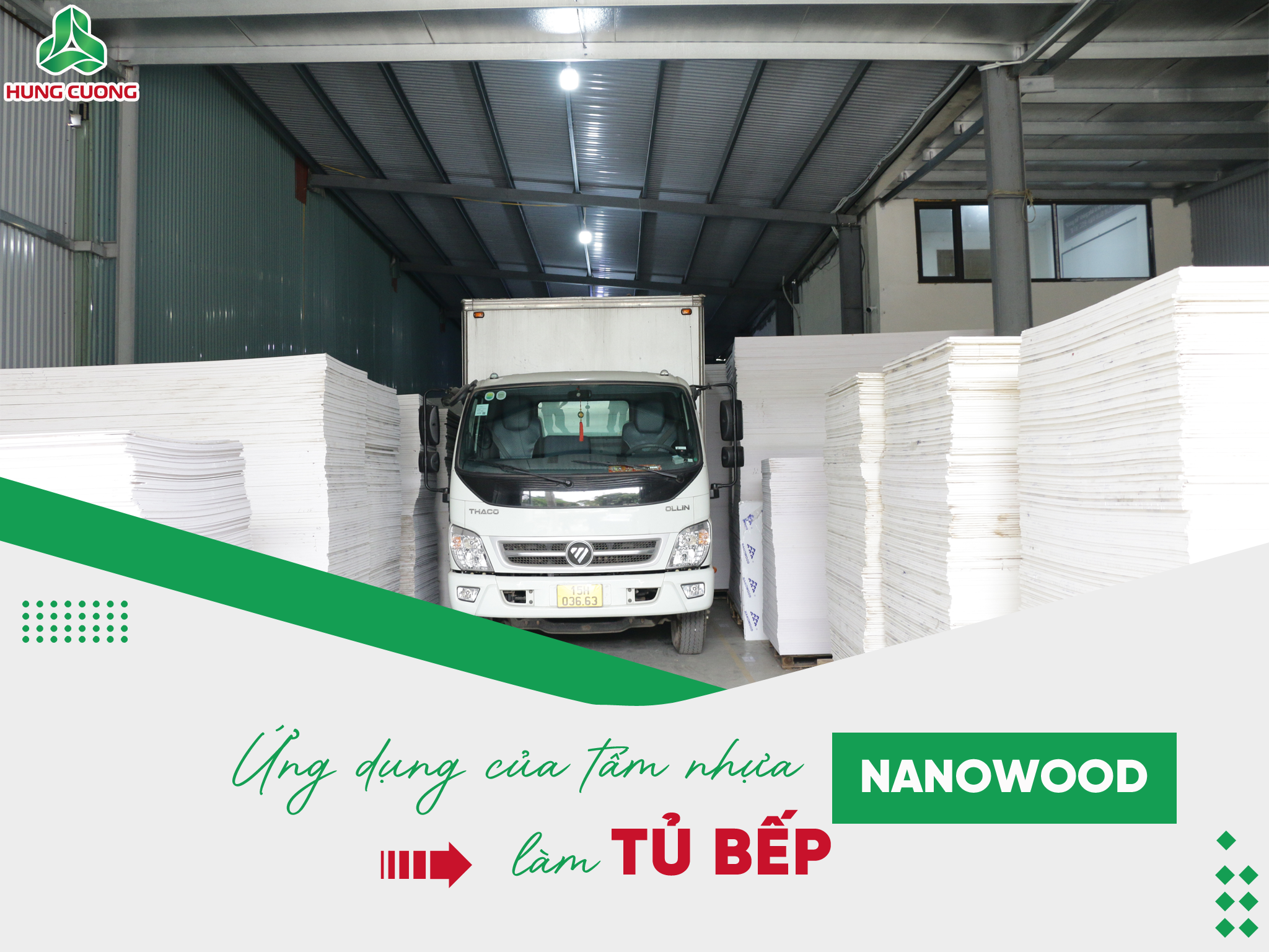 Ứng dụng của tấm nhựa PVC Nanowood trong tủ bếp